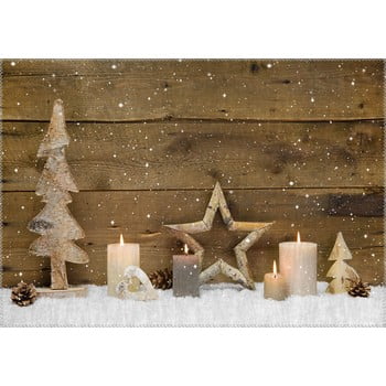 Covor Vitaus Christmas Period Rustic, 50 x 80 cm