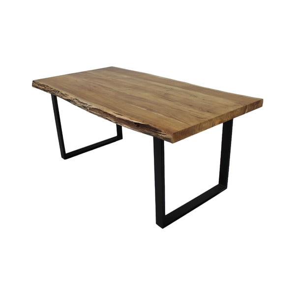 Jídelní stůl s deskou z neopracovaného akátového dřeva HSM collection SoHo, 280 x 100 cm