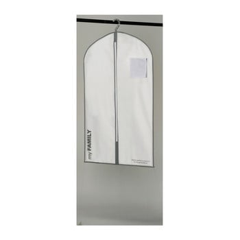 Husă pentru îmbrăcăminte compactor suit bag white, alb