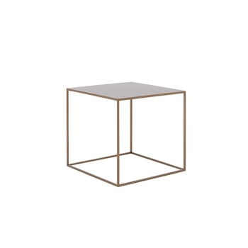 Măsuță de cafea din metal custom form tensio, 50 x 50 cm, auriu