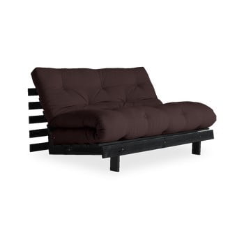 Canapea extensibilă karup design roots black/mocca închis