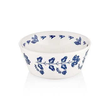 Bol din porțelan mia bloom, ⌀ 23 cm, alb - albastru