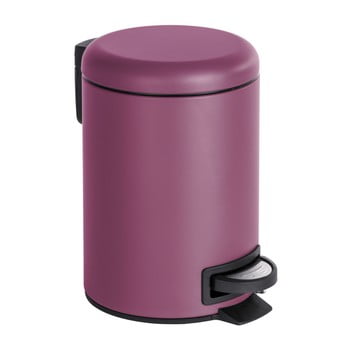 Coș de gunoi cu pedală wenko leman, 3 l, violet