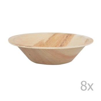 Set 8 boluri unică folosință din frunze de palmier esschert design