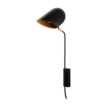 Aplică metalică opviq lights mally, negru