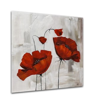 Tablou styler glasspik flower b, 20 x 20 cm