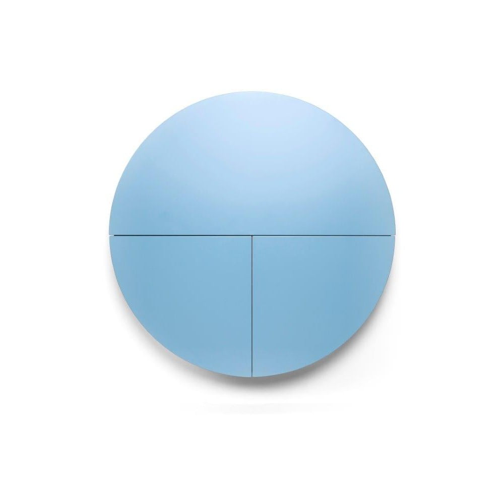 Modro-bílý multifunkční nástěnný stůl EMKO Pill