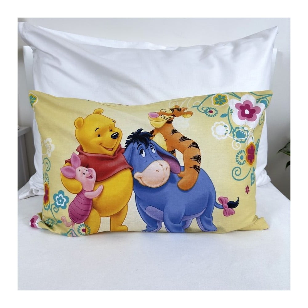 Produktové foto Bavlněné dětské povlečení do postýlky 100x135 cm Winnie-the-Pooh – Jerry Fabrics