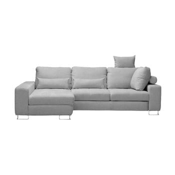 Canapea colţar windsor & co sofas alpha, partea stângă, gri deschis