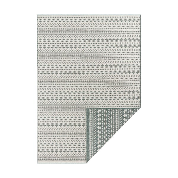 Zeleno-bílý venkovní koberec Ragami Kahira, 80 x 150 cm