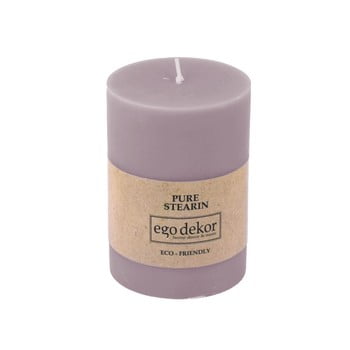 Lumânare baltic candles eco, înălțime 10 cm, mov