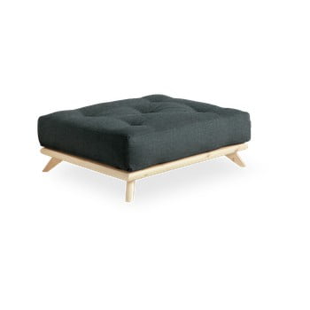 Taburet karup design senza natural/slate grey, gri închis