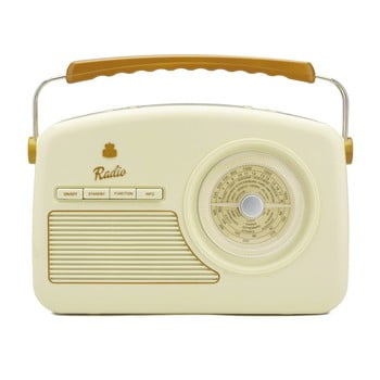Radio gpo rydell nostalgic dab radio cream, crem alb