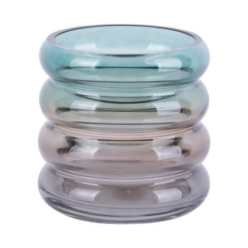 Vază mică din sticlă pt living rings, înălțime 12,5 cm