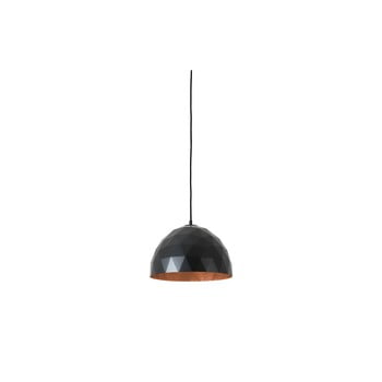 Lustră cu detalii arămii custom form leonard, ø 35 cm, negru