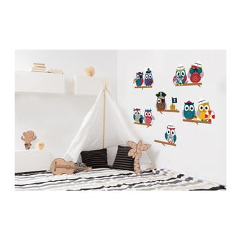 Set autocolante ambiance owls