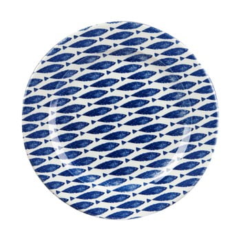 Farfurie din ceramică Churchill China Fishie Blue, ⌀ 30