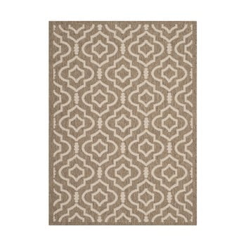 Covor potrivit pentru exterior safavieh mykonos beige, 170 x 121 cm