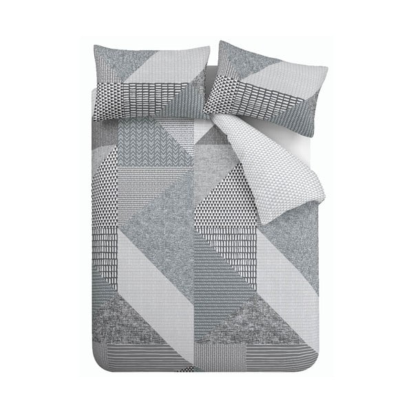 Catherine Lansfield Biancheria Da Letto 100% Cotone - Set Copripiumino 135x200 Cm + Federa 80x80 Cm