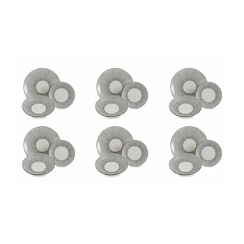 Set veselă 18 piese din ceramică villa d´este mamba, alb