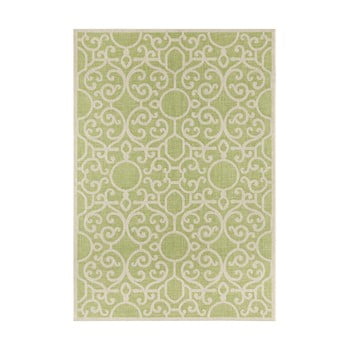 Covor potrivit pentru exterior bougari nebo, 160 x 230 cm, verde - bej