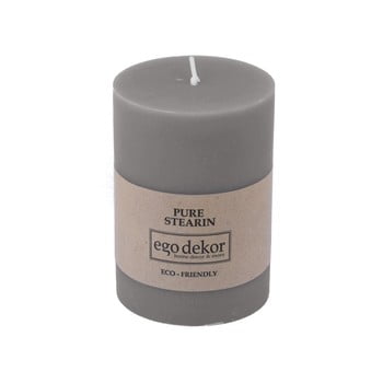 Lumânare baltic candles eco, înălțime 10 cm, gri