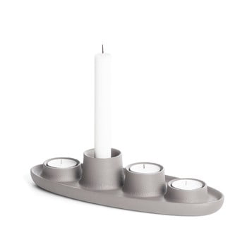 Sfeșnic emko aye aye four candles, gri deschis