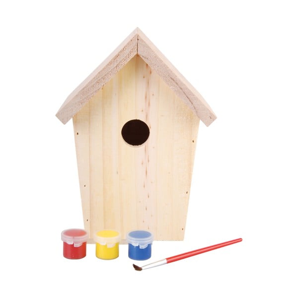 Dřevěná ptačí budka s barvami Esschert Design