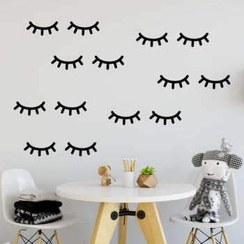 Set autocolante de perete north carolina scandinavian home decors fancy, negru