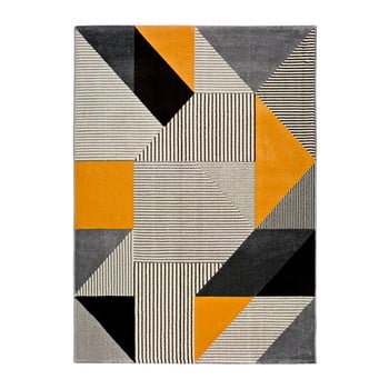 Covor universal gladys duro, 160 x 230 cm, portocaliu-gri