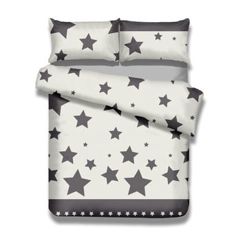Set 1 husă pentru pilotă și 2 fețe de pernă din bumbac ameliahome averi starlight, 200 x 200 cm + 50 x 75 cm
