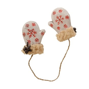 Mănuși decorative suspendate antic line natural