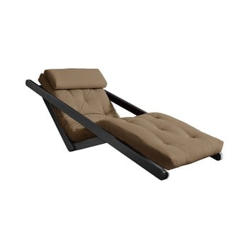 Șezlong extensibil karup design figo black/mocca