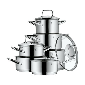 Set 6 oale din oțel inoxidabil cu capac wmf cromargan® trend