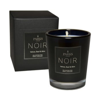 Lumânare parfumată parks candles london noir, aromă de mentă și busuioc