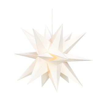 Decorațiune luminoasă suspendată 3 d markslöjd skillinge, ø 50 cm, alb
