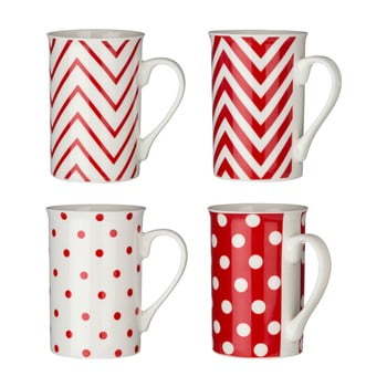 Set 4 căni premier housewares chevron, 270 ml