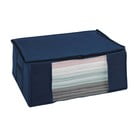 Modrý vakuový úložný box Wenko Air, 50 x 65 x 25 cm