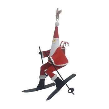 Decorațiune suspendată pentru crăciun g-bork santa on ski