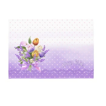 Set 2 suporturi pentru farfurie apolena easter puget decorative, 33 x 45 cm