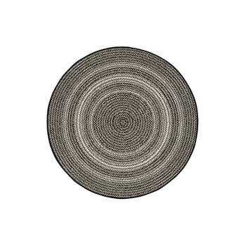 Covor pentru exterior universal silvana rutto, ⌀ 120 cm, negru