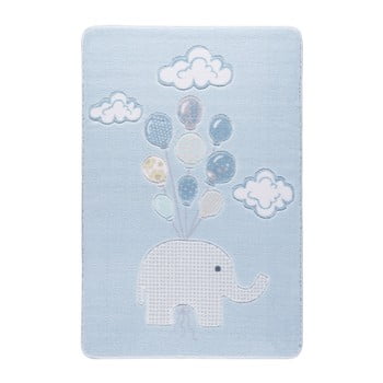 Covor pentru copii sweet elephant azul, 133 x 190 cm