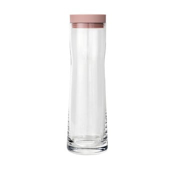 Carafă cu dop din silicon pentru apă Blomus Splash, 1 l, roz