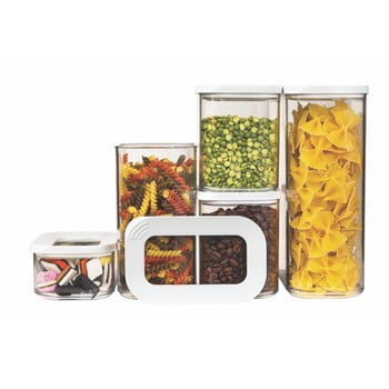 Set 5 cutii pentru depozitare alimente rosti mepal modula starter