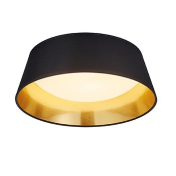 Plafonieră led trio ponts, ⌀ 34 cm, negru