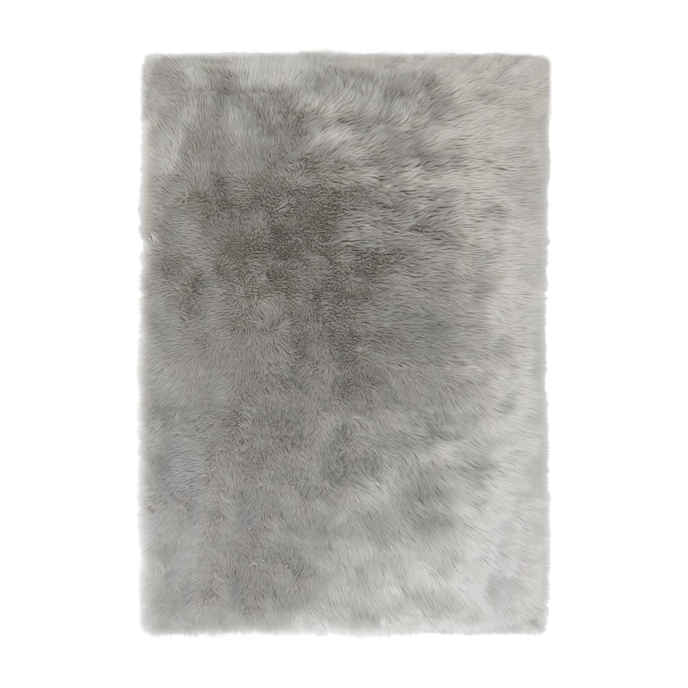 Šedý koberec Flair Rugs Sheepskin, 80 x 150 cm