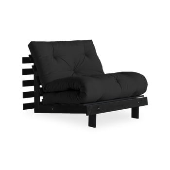 Fotoliu extensibil karup design roots black/dark grey, gri închis