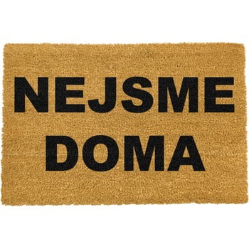 Covoraș intrare din fibre de cocos artsy doormats nejsme doma, 40 x 60 cm
