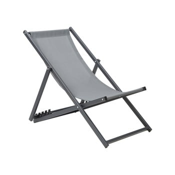 Scaun pliabil monobeli laura, gri - negru